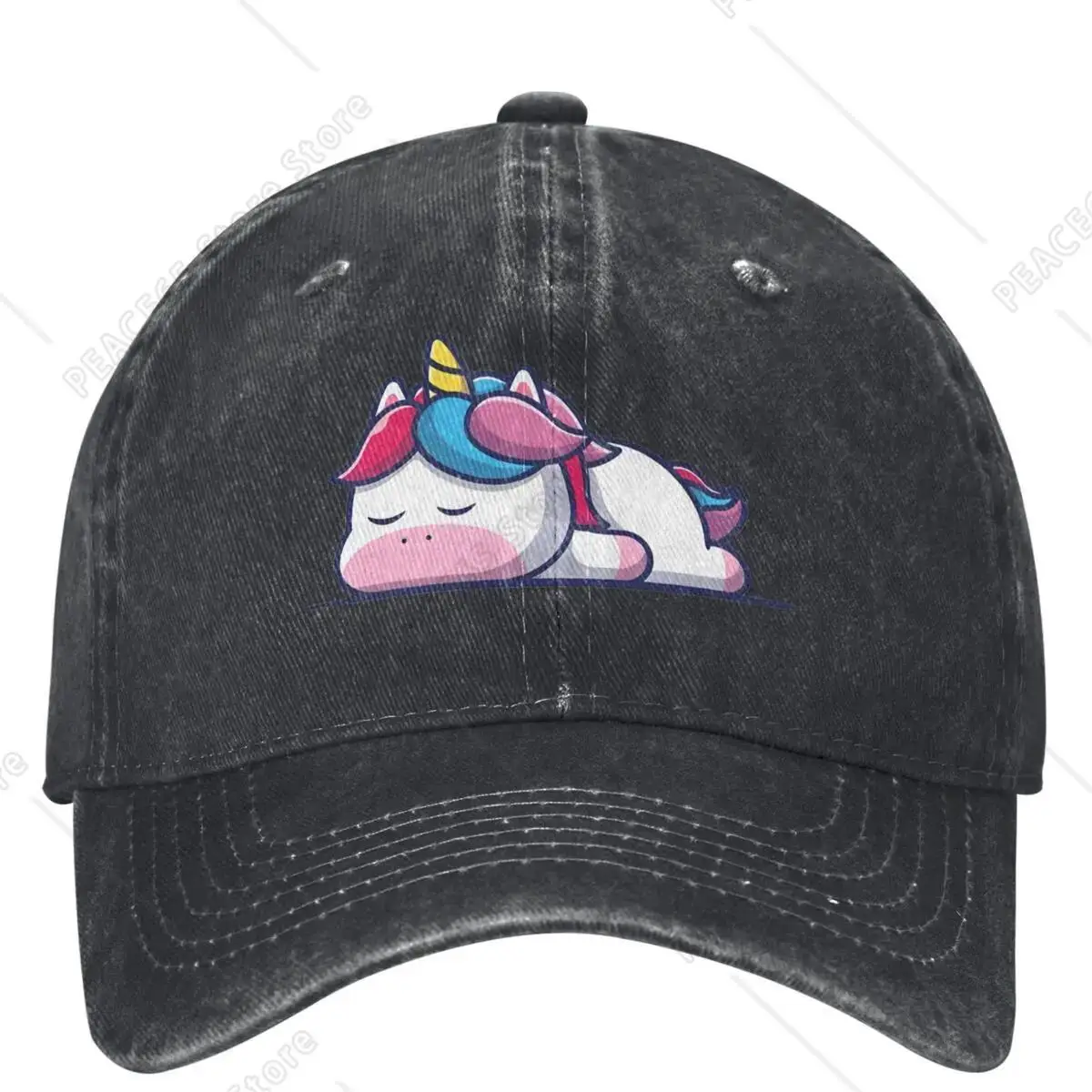 Unicorse Denim Baseball Cap Funny Anime Blueyed Tennis Skate Hip Hop Dad Hats Summer Men Adult Fashion Sun Visors Snapback Cap