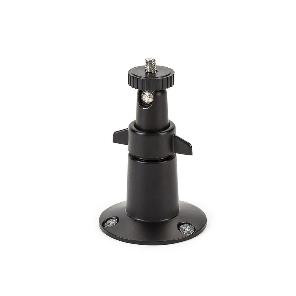 

2 Pcs Security Camera Wall Mount Adjustable Indoor Outdoor Mount for Pro CCTV Camera and Other Camera (Black)