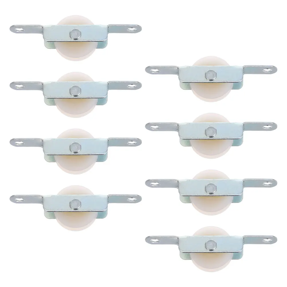 

8pcs Outdoor Patio Umbrella Cord Pulley Rope Sliding Bracket Replacement Parts Durable Weather Resistant Universal