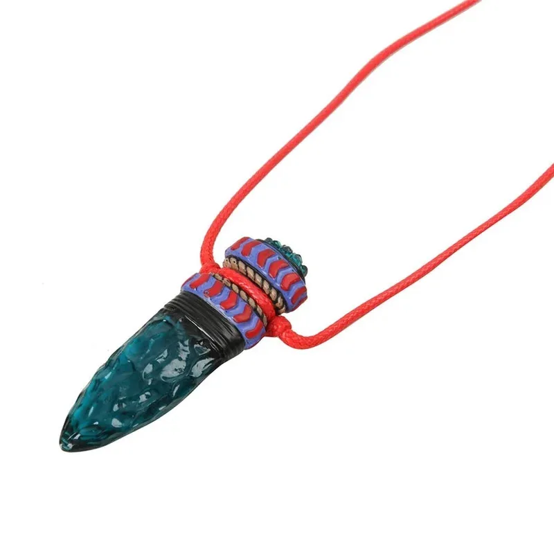 

qa156Принцесса Химе Голубой Волк Клыки Ожерелье Аниме Амулет Кулон Косплей Реквизит в Коробке Подарки Манга