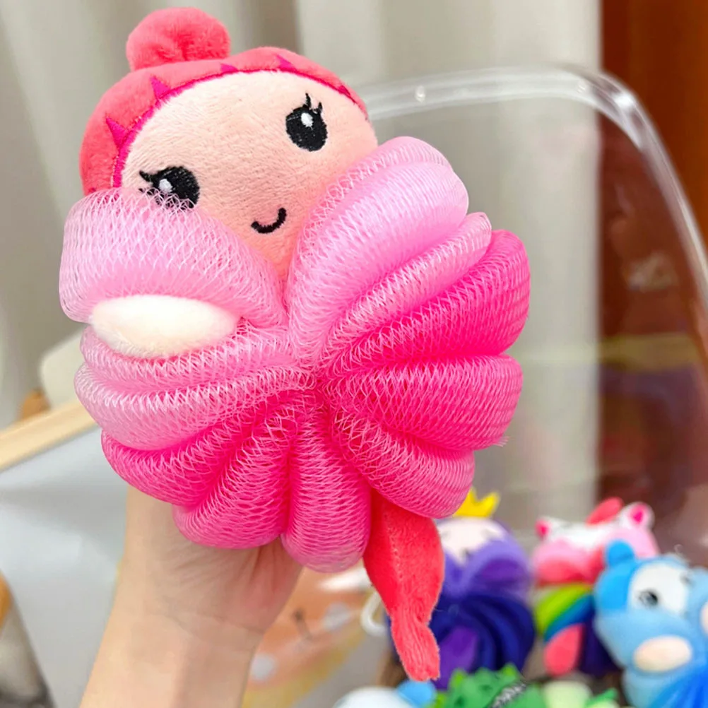 

2Pcs Bath Scrubber Balls Deep Cleansing Exfoliating Tool for Kids Adults Stress Relief Blood Circulation Gift Idea