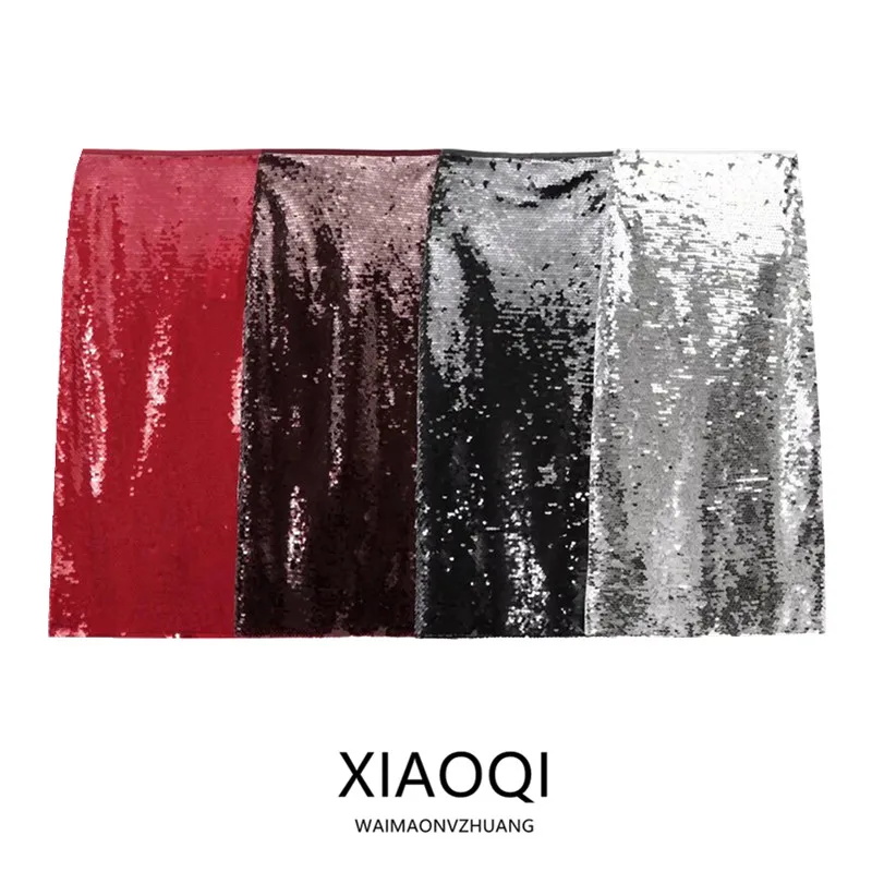 

Simple Bead Embellied Midi Skirt 2024 Autumn Winter New Sle Women's mid Waist Design Versatile Other Material Skirt