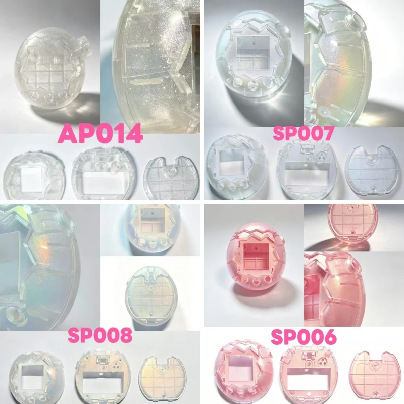Bandai New Clear Transparent Hard Replacement Case Full Set For Tama Gotchi Paradise Electronic Pet Protective Cover Ap000 Ap001