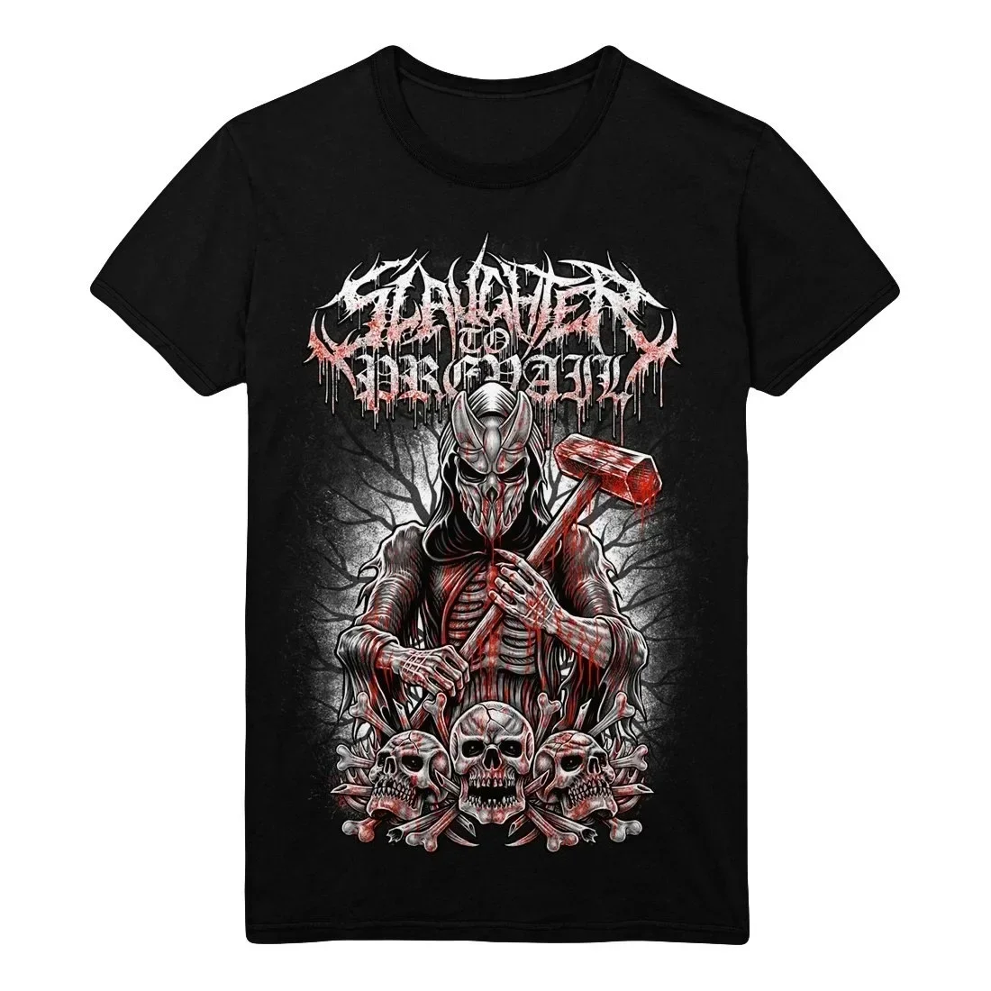 Russia Rock Heavy Mental SLAUGHTER TO PREVAIL T-shirt Womens Short Sleeve Tshirt Graphic Tee-shirt Harajuku Streetwear Shirts