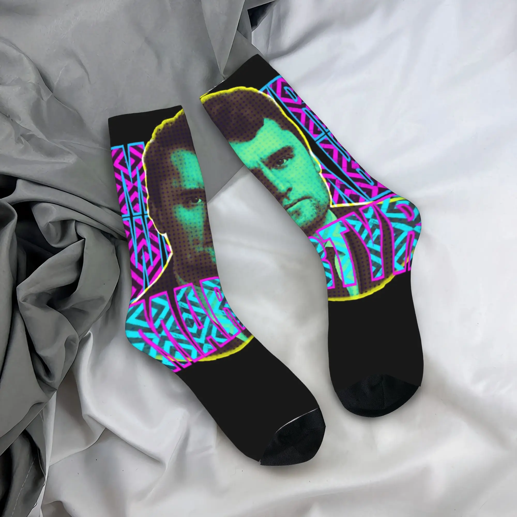 Charlie Kirk 진정한 애국자 양말 그래픽 스타킹 미끄럼 방지 남여 공용 남성 양말 품질 가을 캐주얼 야외 양말