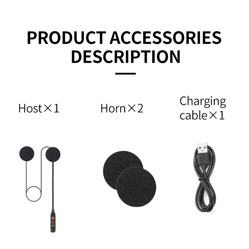 Awaken By Voice Control Wireless Motorcycle Helmet Headset Intelligent Voice Control BT 5.3 Call Phone Earphone Music Player