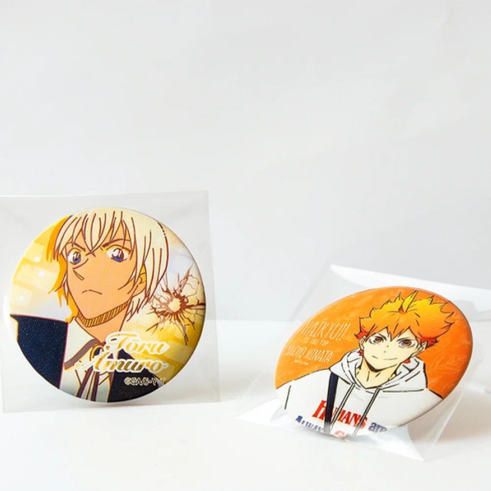 Clear Adhesive Packaging Pouches Premium Thickness CPP Protector Covers For Collectible Badges Pins Anime Merch Storage