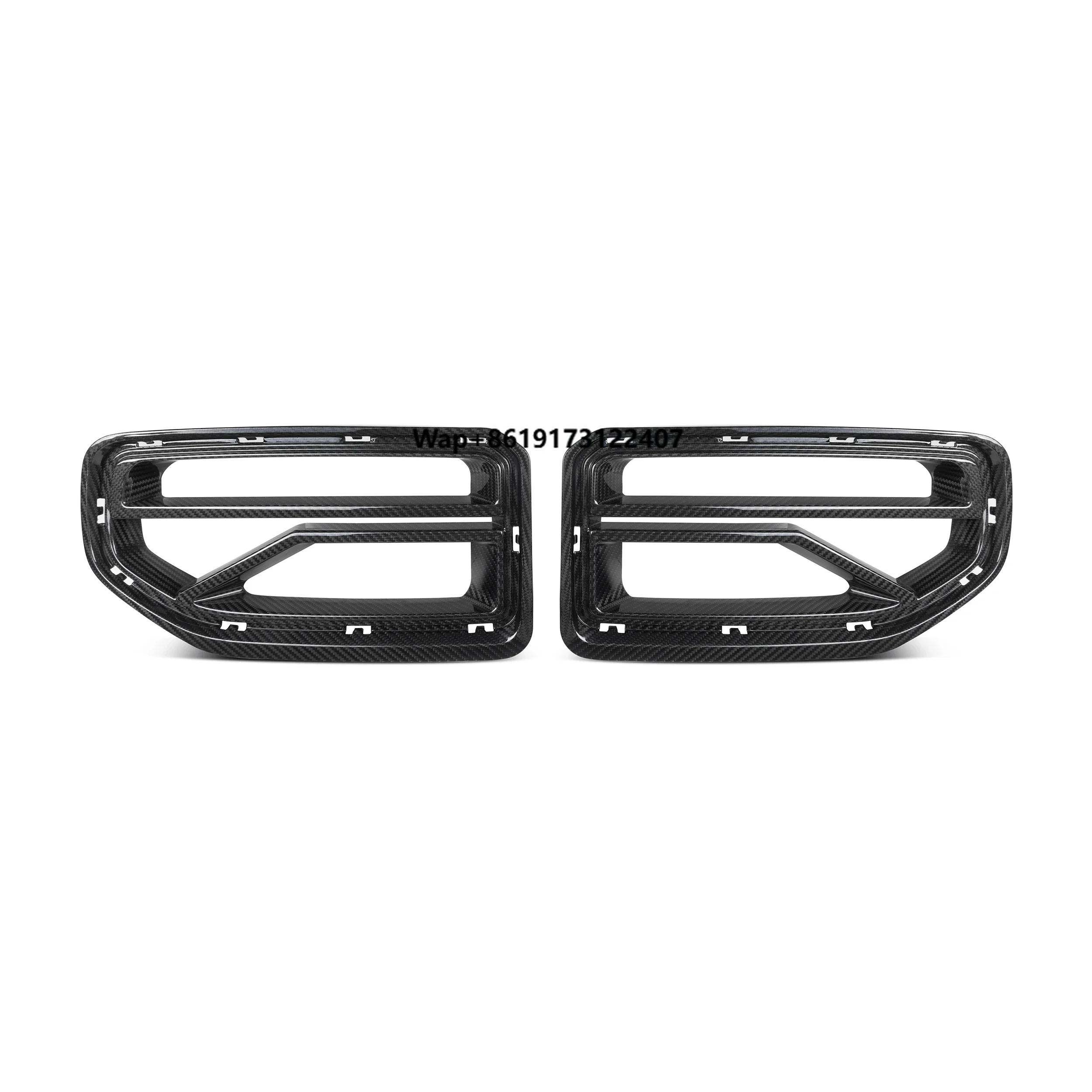

Dry Carbon Fiber SQ-V Style Grille for M2 G87 2023+ Front Center Grill Replacement Car Front Bumper Grills