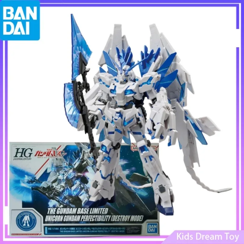 

Bandai in Stock Original HG THE GUNDAM BASE LIMITED UNICORN GUNDAM PERFECTIBILITY (DESTROY MODE) Anime Action Figures Toys Model