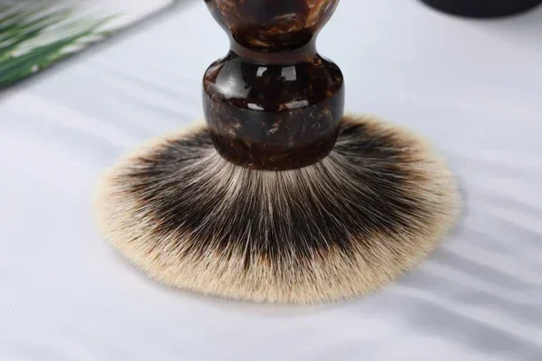 Herren 2026 Nassrasierpinsel YAQI Caramel 26MM Zweiband-Haar-Rasierpinsel – Detail 9