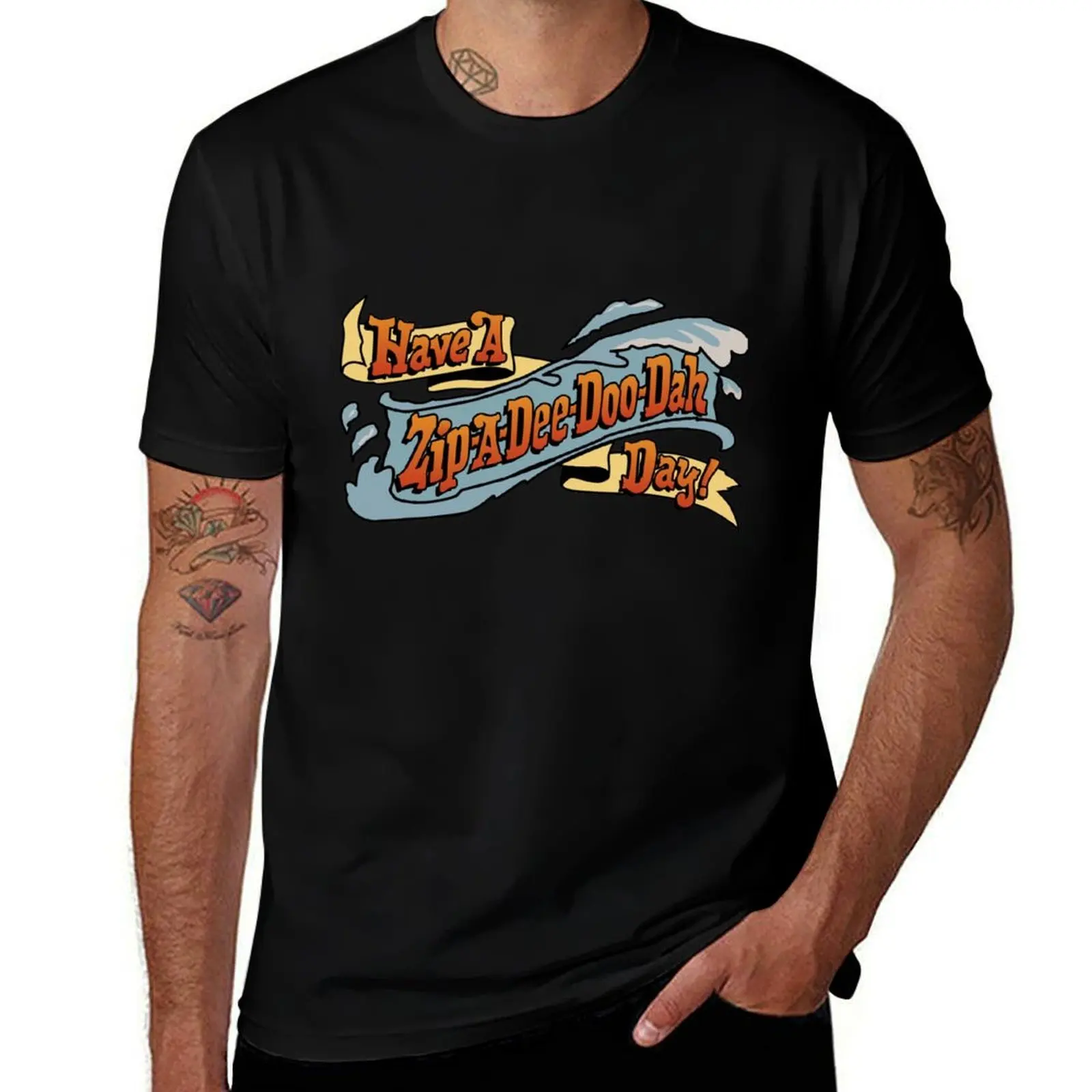 Zip-A-Dee-Doo-Dah T-Shirt Soft Touch Basic Cotton T-Shirt