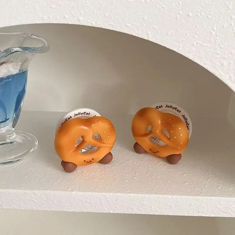 لطيف ثلاثية الأبعاد Pretzel ل Magsafe Griptok الهاتف حامل مغناطيسي دعم آيفون 15 16 17 طوي شحن لاسلكي حامل