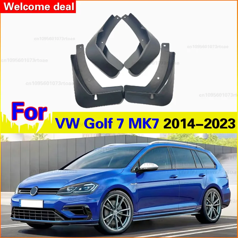 For Volkswagen VW Golf 7 Mk7 2014 2015 2016 2017 2018 2019 2020 2021 2022 2023 Front Rear Mud Flap Car Mudguards Splash Guards