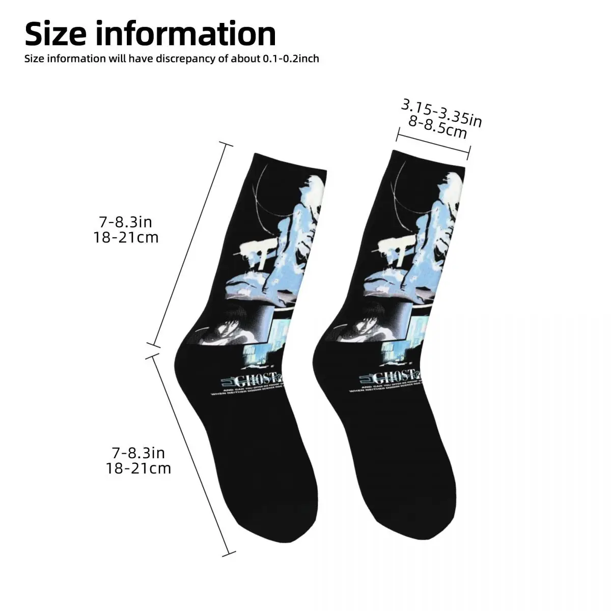 Mode männliche Männer Socken lässig Geist in den Muscheln Socke Anime hochwertige Frauen socken Frühling Sommer Herbst Winter