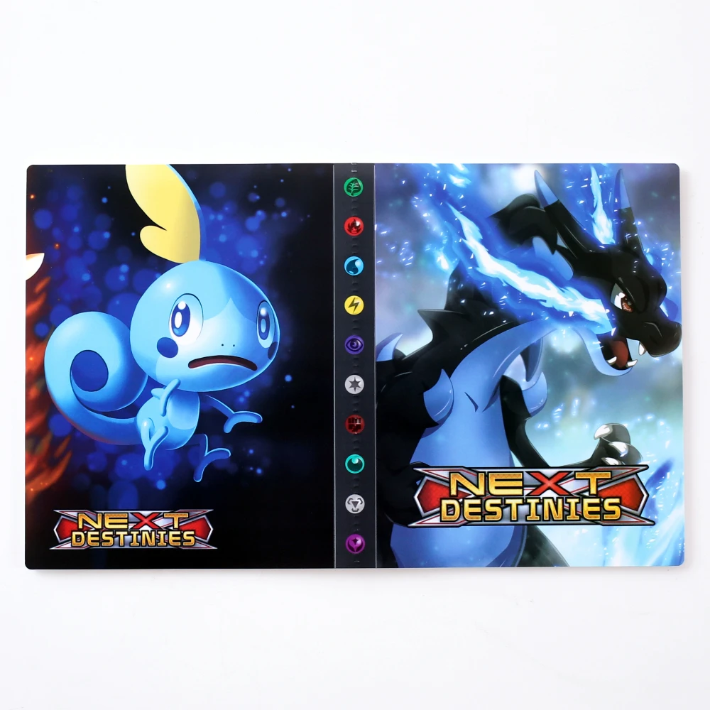 240-teiliges Pokémon-Kartenalbum, Charizard-Ordner, Sammelmappe, Display-Halter, Aufbewahrungsalbum, Geschenkbuch, Spielkartensammlung, Kartenhüllen, Schutzhüllen