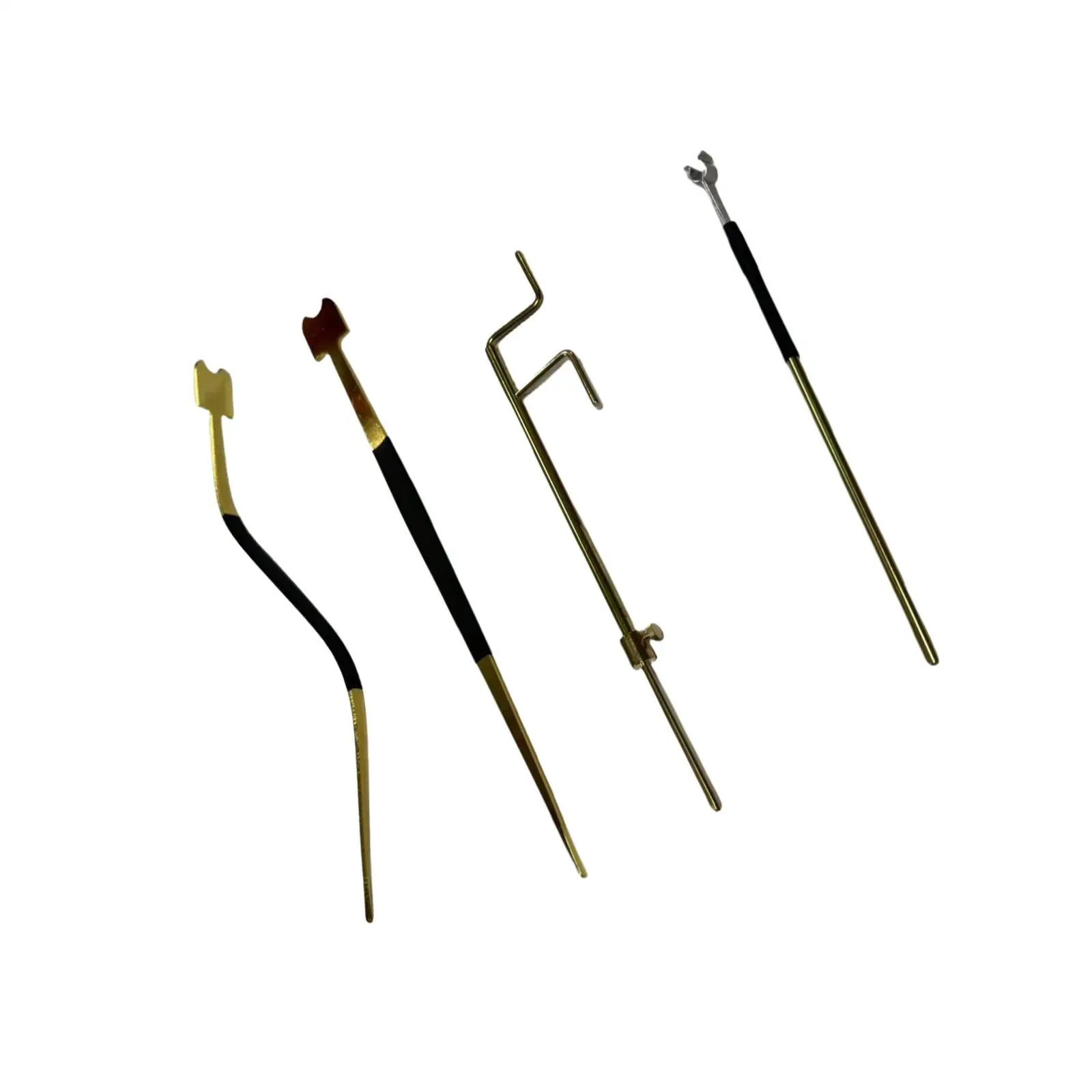 Professional Cello Sound Post Gauge Measurer Retriever Setter Stainless Steel Tool Kit for String Instrument Repair and Setup