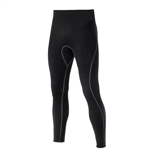 Imagen 2 del producto Pantalones de traje de neopreno negro de 3mm para hombre, pantalones cálidos para buceo, snorkel, surf, natación, mallas, Bodys completos