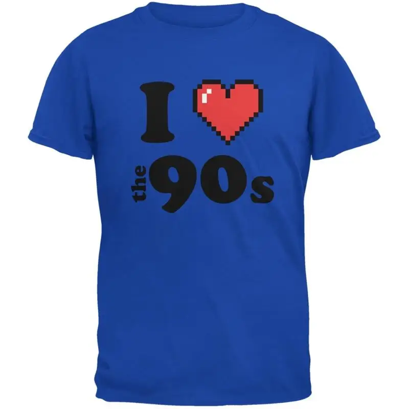 I Heart The 90s Royal Adult T Shirt