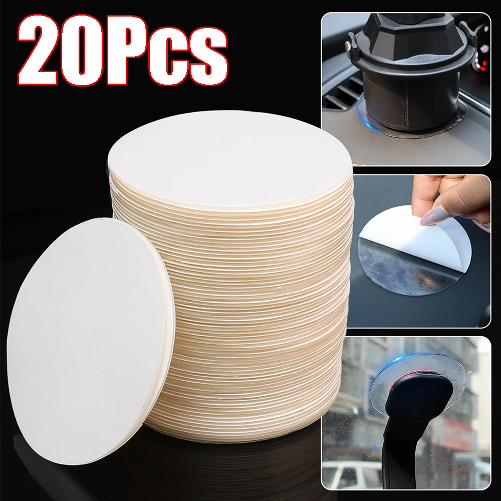

5-20Pcs Round Double Adhesive Sided Tape Fastener Strong Adhesive Acrylic Sticker for Car Holder GPS Phone Holder Accessories