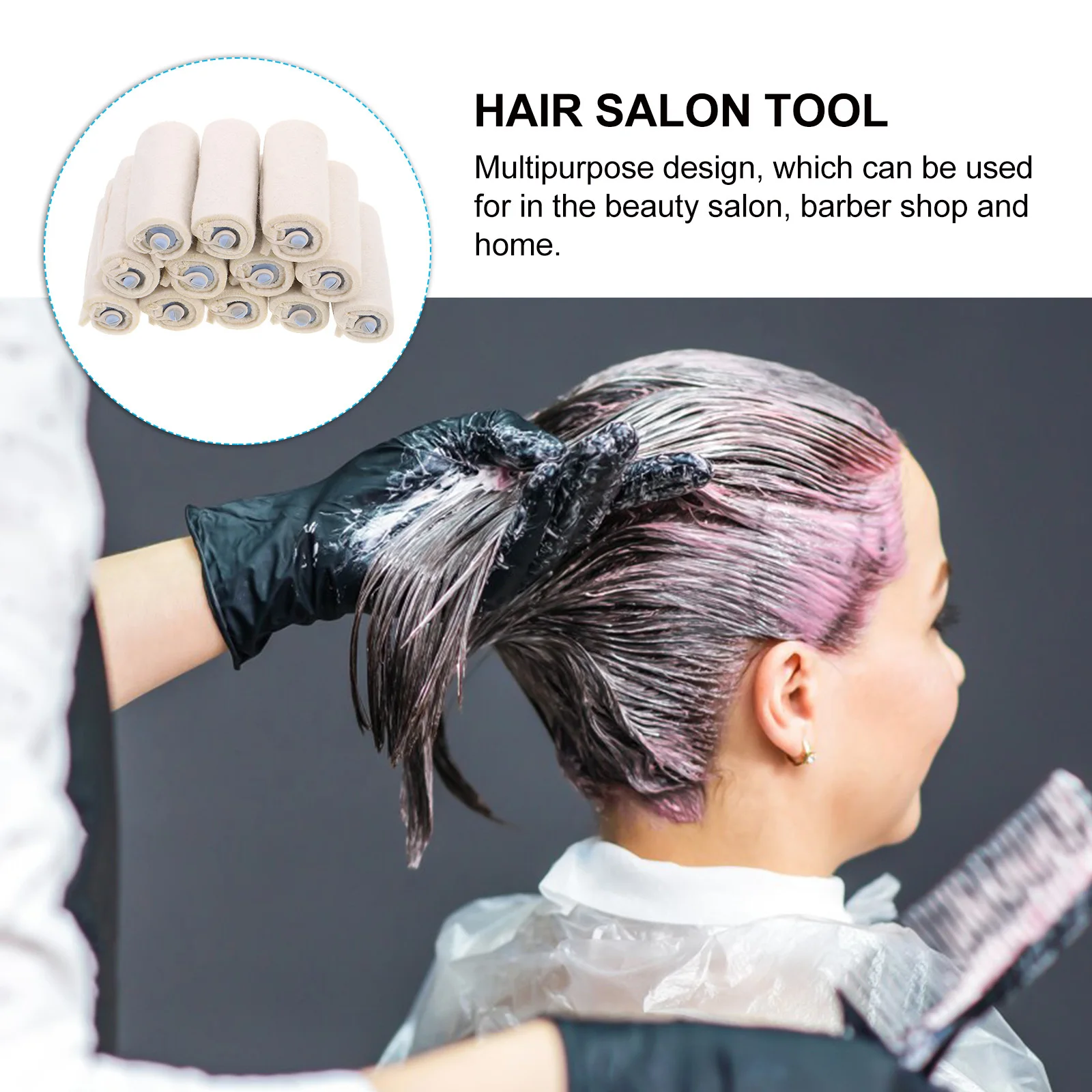 

12 шт. ролики для завивки волос, хлопковые аксессуары для салона, термоизолированные щипцы для завивки волос, парикмахерский инструмент для домашнего использования «сделай сам» и в салоне