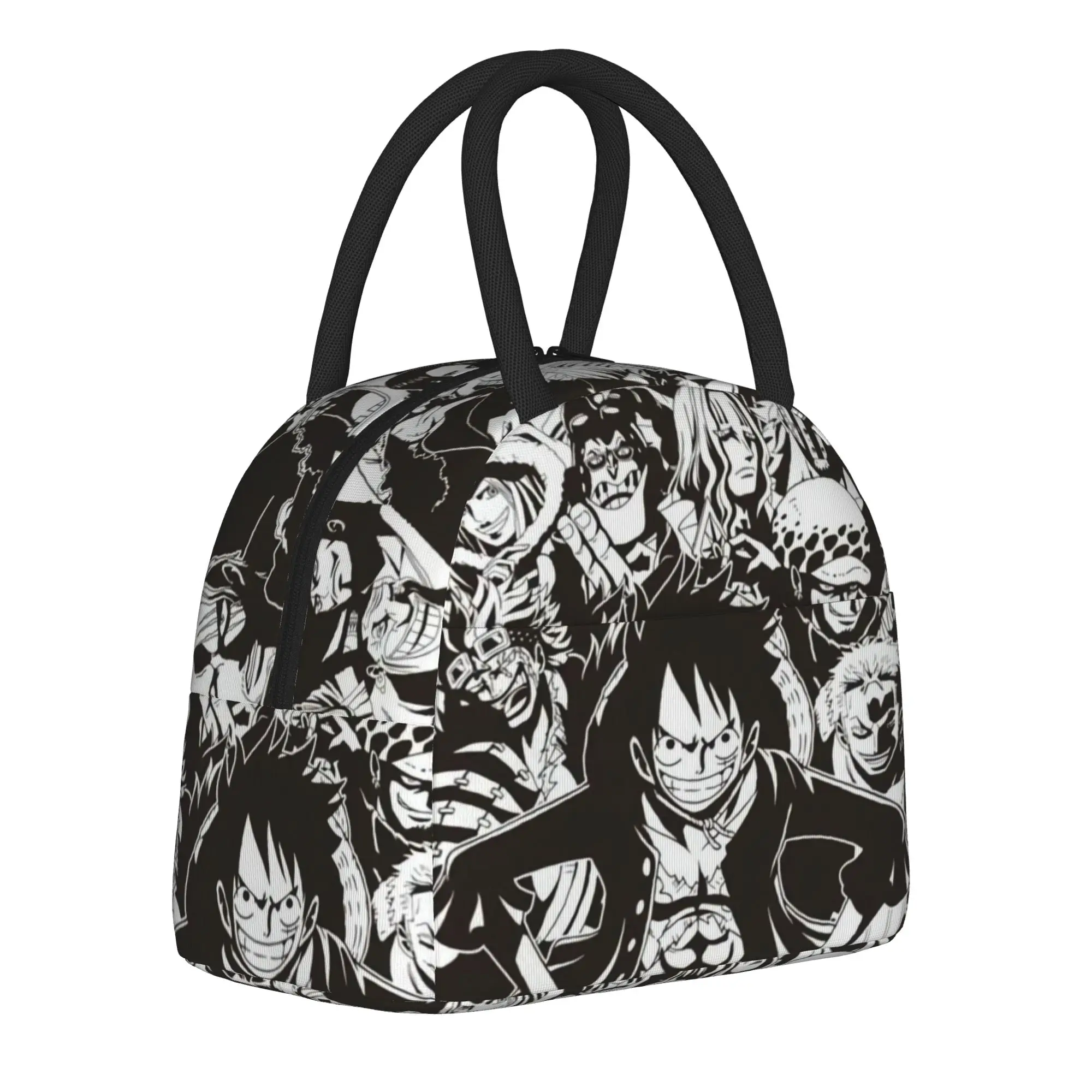 

LUFFYS o-one-piece-e Accessories Insulated Lunch Bags For Work Food Storage Bag Reusable Cooler Thermal Lunch Boxes