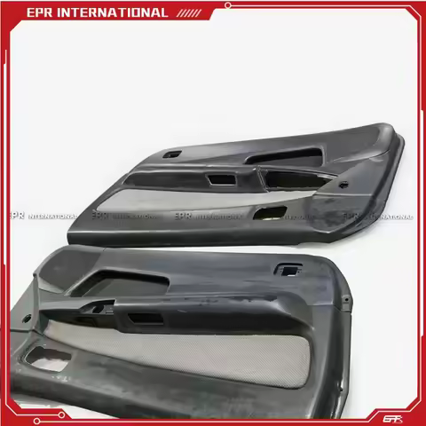 One Pair Fiber Glass Interior Trim Body Kit For Skyline R32 GTR OE Type Inner Door Card