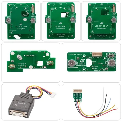 Newest Yanhua ACDP for BMW BDC2/ BDC3/ BCP/ LCD Key (Encrypted Chip) Copy Interface Board Kit Used with Module38 License