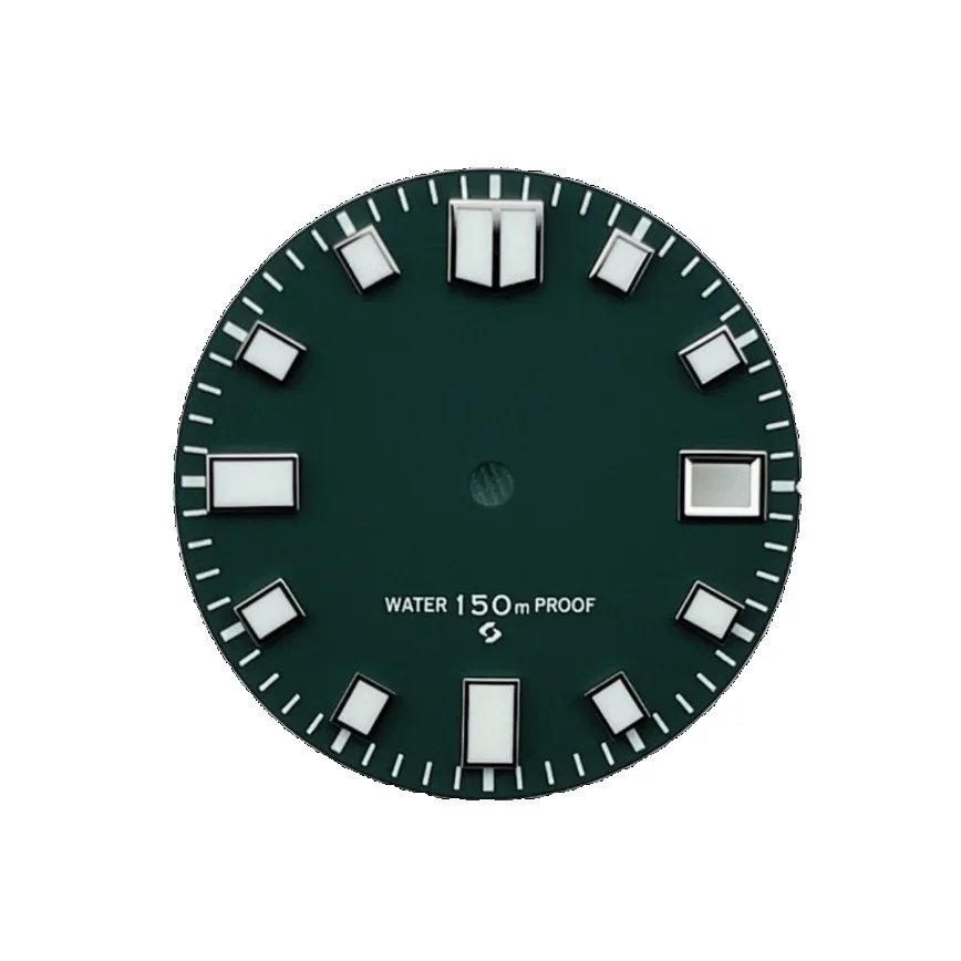 Movimento Assista Acessórios, Novo, Mostrador Luminoso, Verde, Branco, Azul, Preto, Verde, NH35, NH36, 28,5mm