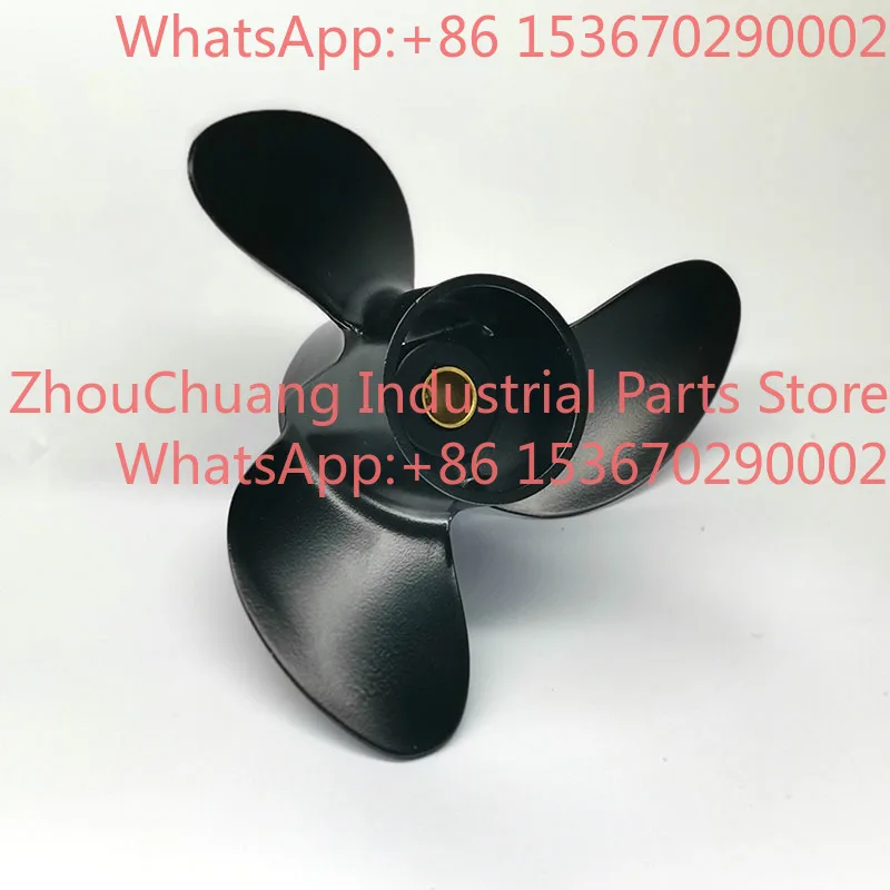 Suitable for 2 punch 4 punch 4/5/6 horsepower 12 teeth 8 inch 9 inch propeller blade Outboard machine accessories leaf