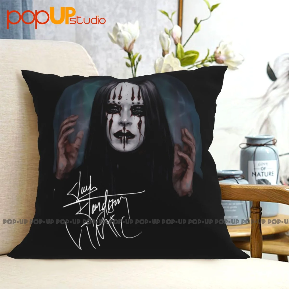 Modern Joey Jordison Artwork Signature Special Pillowcase Throw Pillow Cover Vintage Soft Skin For Bedroom