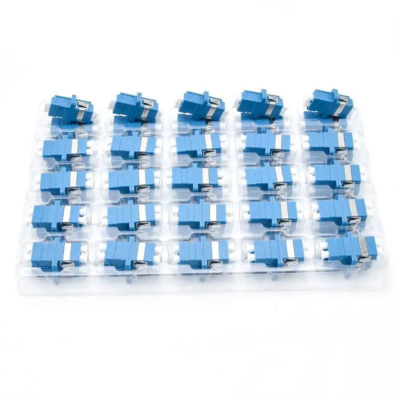 LC SC FC ST Flange Fiber Optic Adapter Round to Square Coupler Fiber Extension Cable Quick Splice Connector