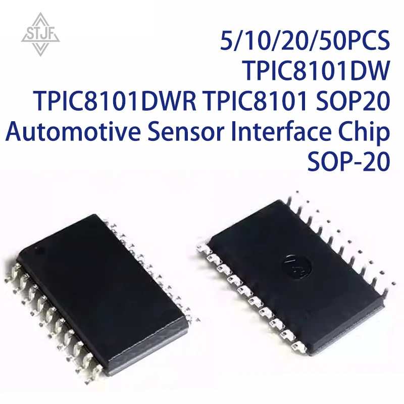 5/10/20/50PCS TPIC8101DW TPIC8101DWR TPIC8101 SOP20 Automotive Sensor Interface Chip SOP-20
