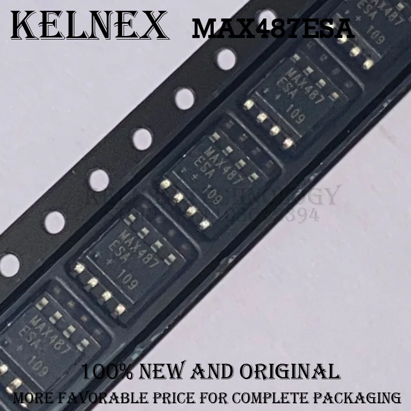 Transceptores MAX488EESA + T, MAX488ECSA + T, MAX488ESA + T, MAX487EESA + T, MAX487ECSA + T, MAX487ESA + T, MAX487ESA + T, 10 PCes