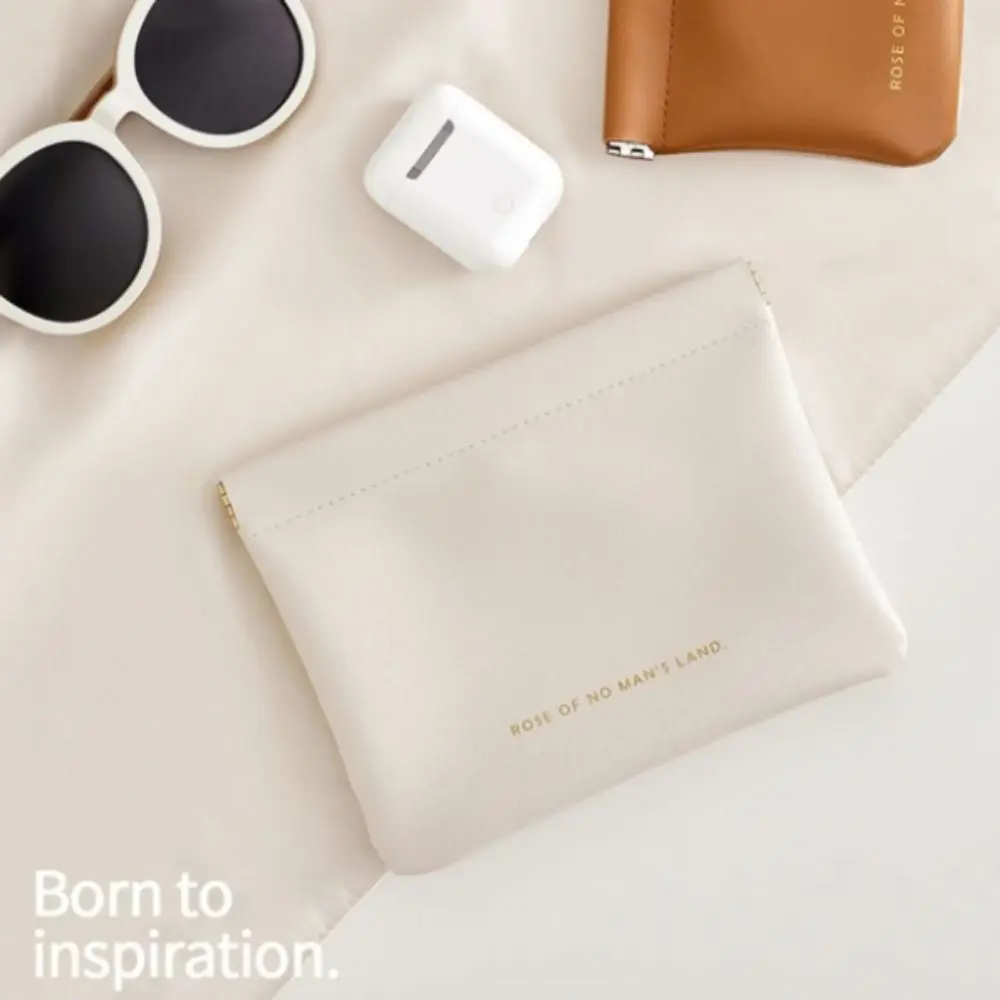 Fashion Simple Lipstick Makeup Bag Mini PU Cosmetic Organizer Pouch Portable Travel Storage Bag for Women Girls