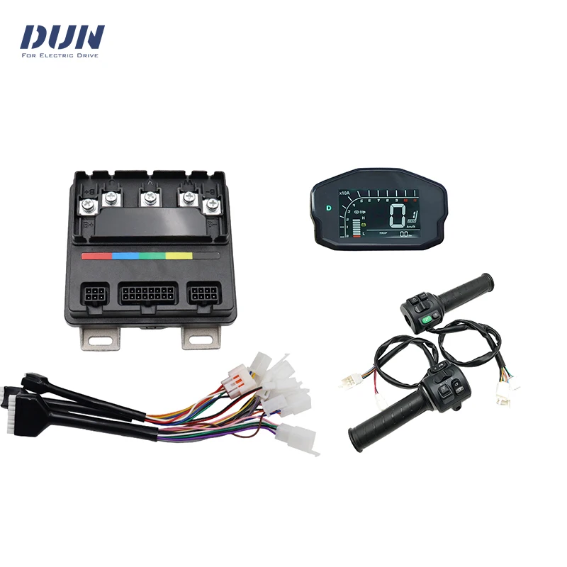 

VOTOL EM30S 35A 500W-1.5KW Sine Wave Scooter ECU Controller with Display and T08 Throttle For Mid-drive In-Wheel Hub Motor
