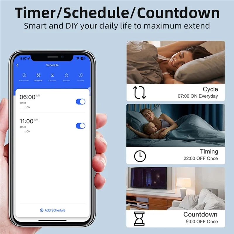 Moduł przekaźnikowy LLCS-Zigbee, 4 kanały, AC100-240V, włącznik/wyłącznik, inteligentny włącznik domowy, mini włącznik typu \"dark box\"