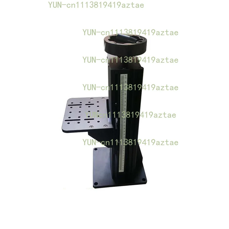 Optical Experiment Lift Platform, Aluminum Alloy T-Type Screw Manual Elevator, Z Axis Scroll Sliding Table, 200/300 / 500MM