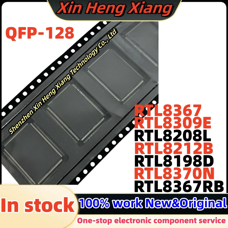 Original genuine RTL8212B 8309E-VC RTL8367RB RTL8208L-CG RTL8370N-VB RTL8198D-VE5 6 package LQFP-128