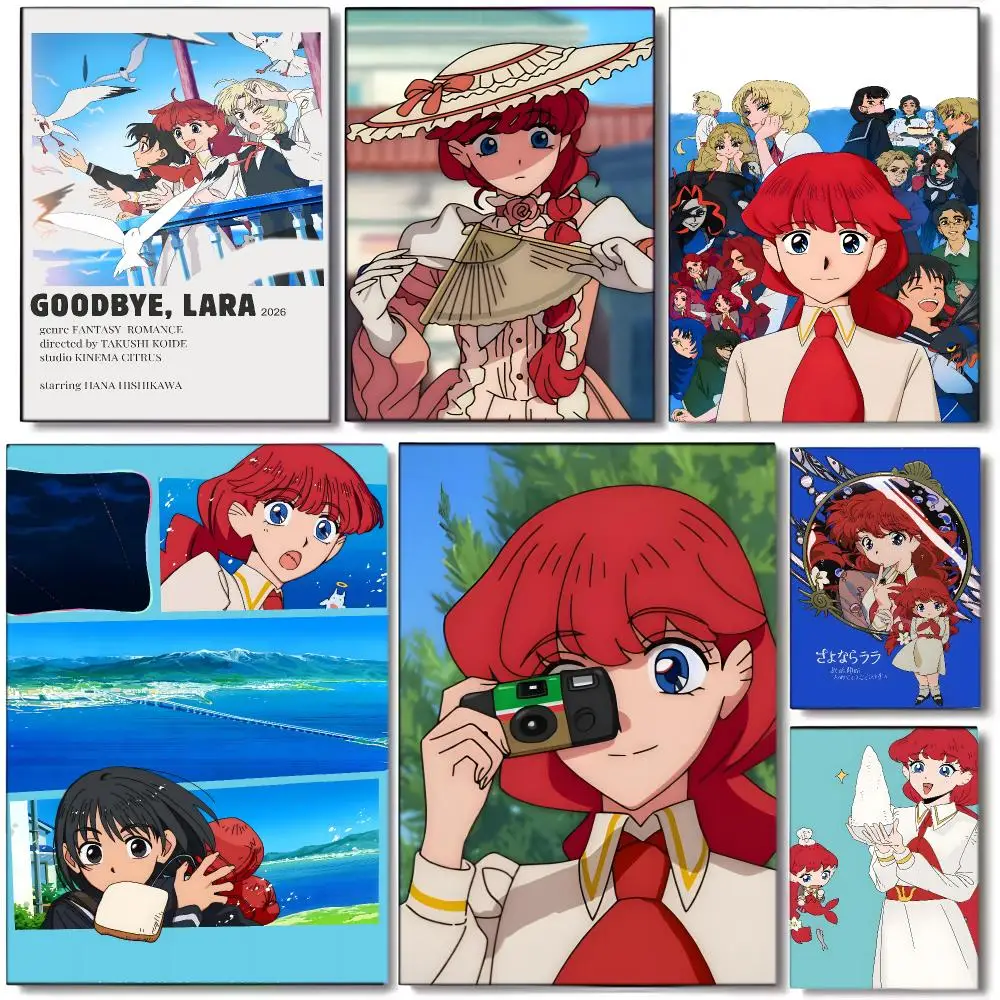 Fantasy Romance Anime G-Goodbye Lara Poster Wall art print art suitable for living room bedroom bar parlor home decor gift