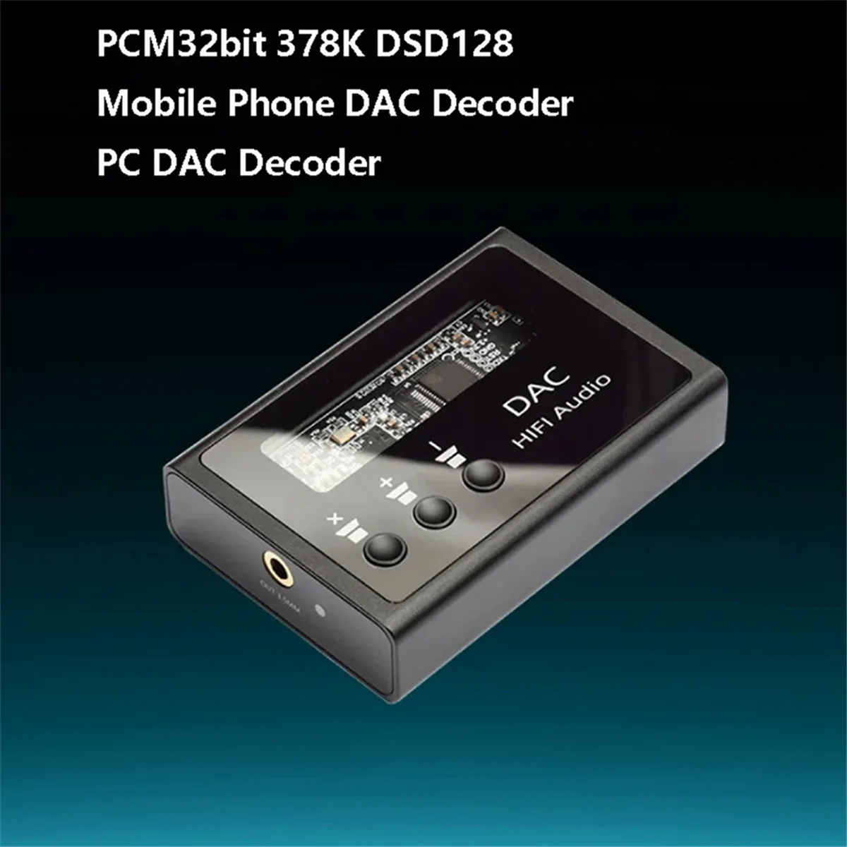 New HIFI Mobile Phone Decoder Computer Sound Card Fever-Grade Audio DAC Headphone Amplifier MAX97220USB Asynchronous Es9018
