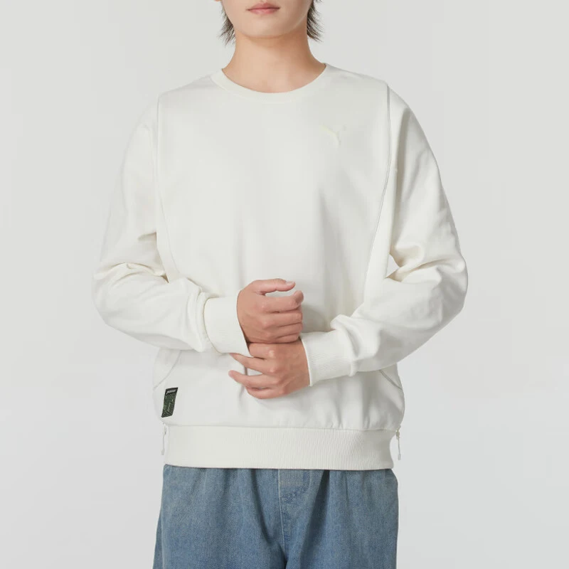 

Оригинальная осенняя новинка от Puma, простая повседневная удобная спортивная трикотажная толстовка с круглым вырезом для мужчин 628488-87