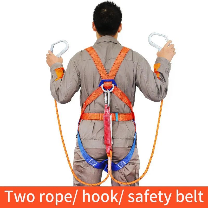 High-Altitude Safety Belt Outdoor Arnes de seguridad en el trabajo Fall Protection Rope Safety harness in work Safety harness-2M