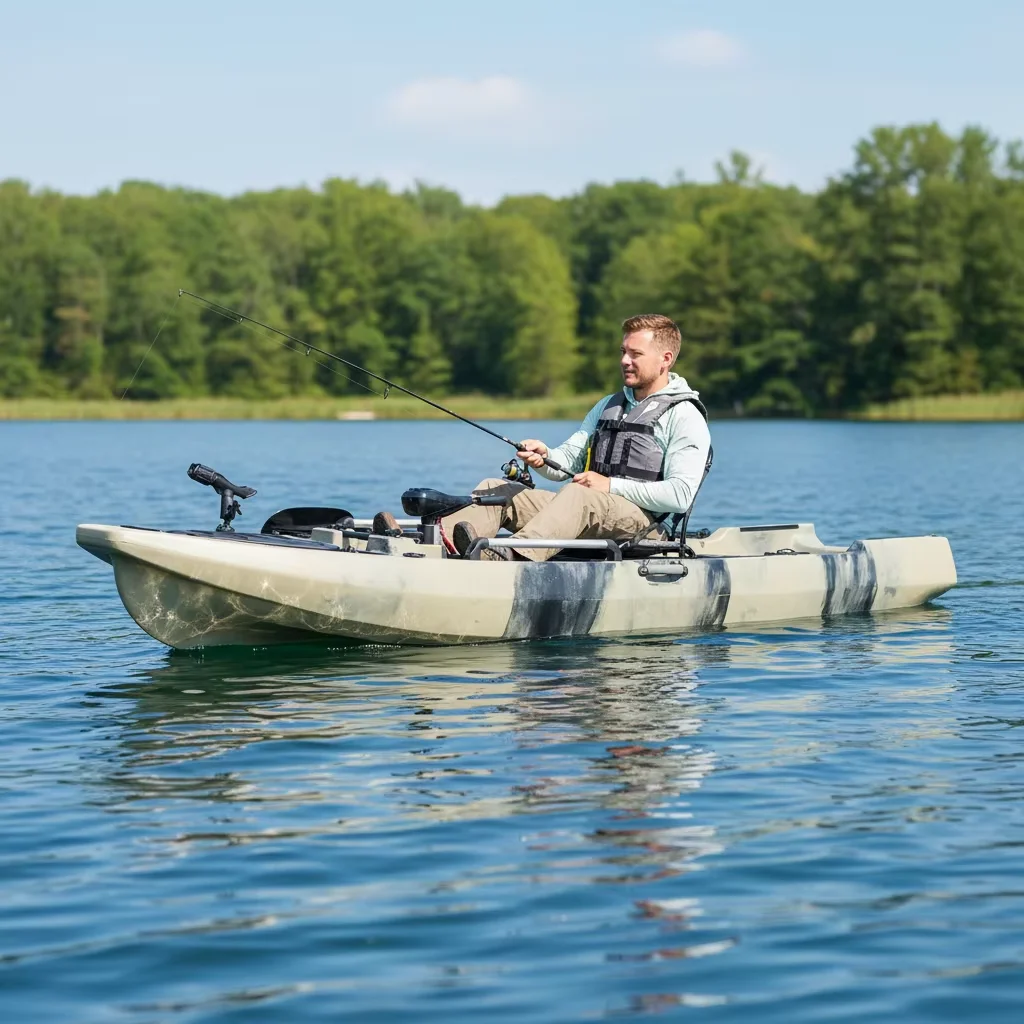 2026 NEW VK42 ORCA II Fishing Kayak Pedal Drive Electric Motor Accessories 1 Person 1 Year Warranty Water Resistant PE Material