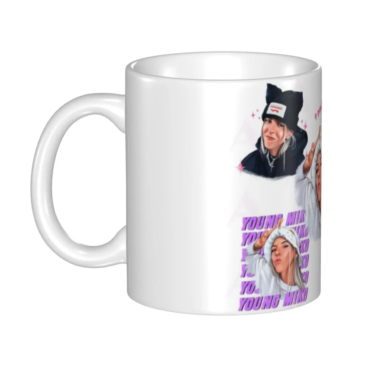 

Custom Singer Y-young Miko Mugs DIY Ceramic Tea Milk Coffee Cup