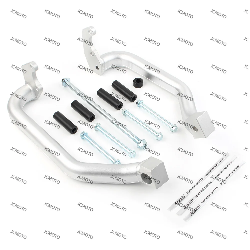 

for Honda CB 1300 2003 2004 2005 2006 2007 2008 2009 2010 Aluminum Silver Motorcycle Highway Engine Guard Crash Bar Protector