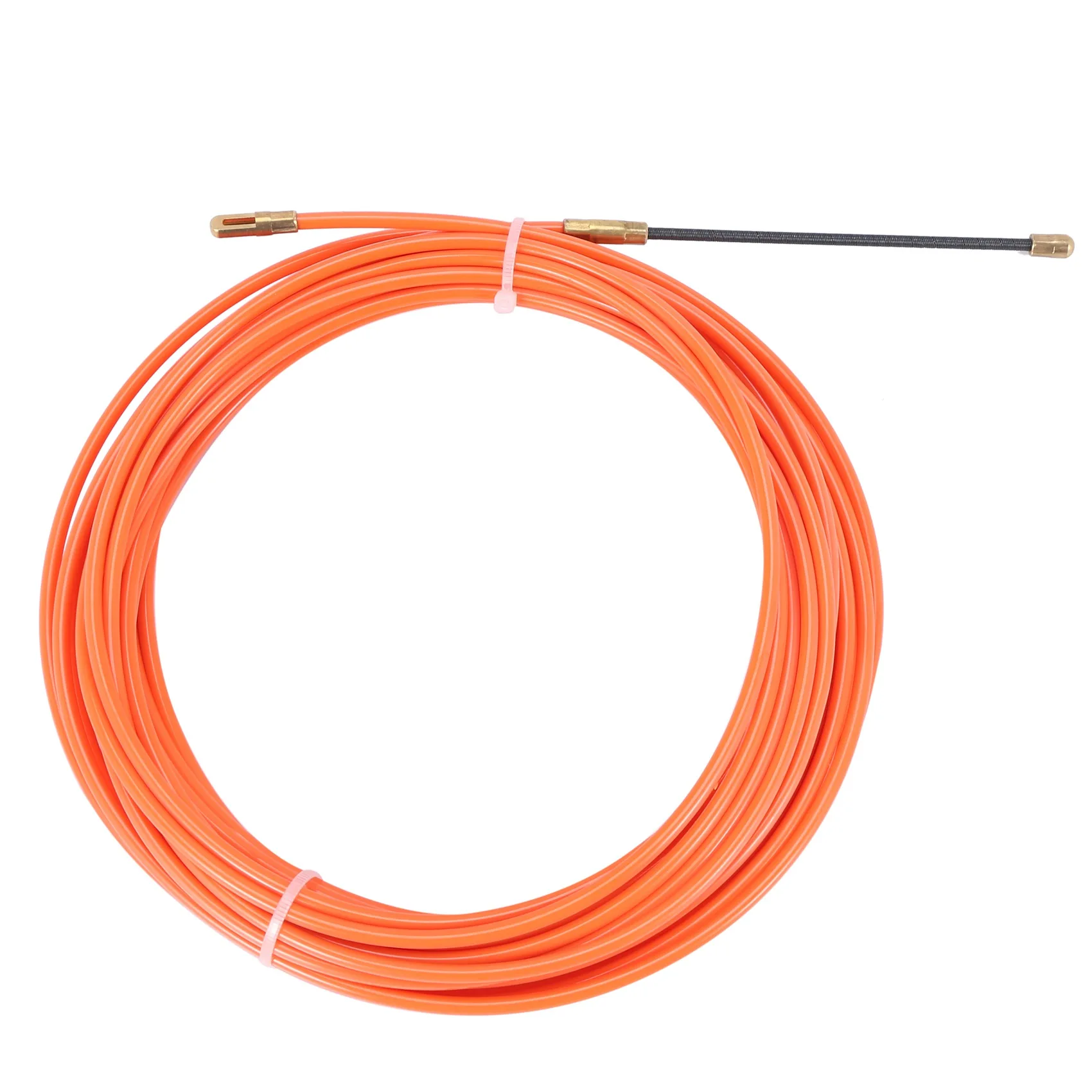 A50U 4Mm 10 Meter Orange Guide Device Nylon Electric Cable Push Pullers Duct Snake Rodder Fish Tape Wire