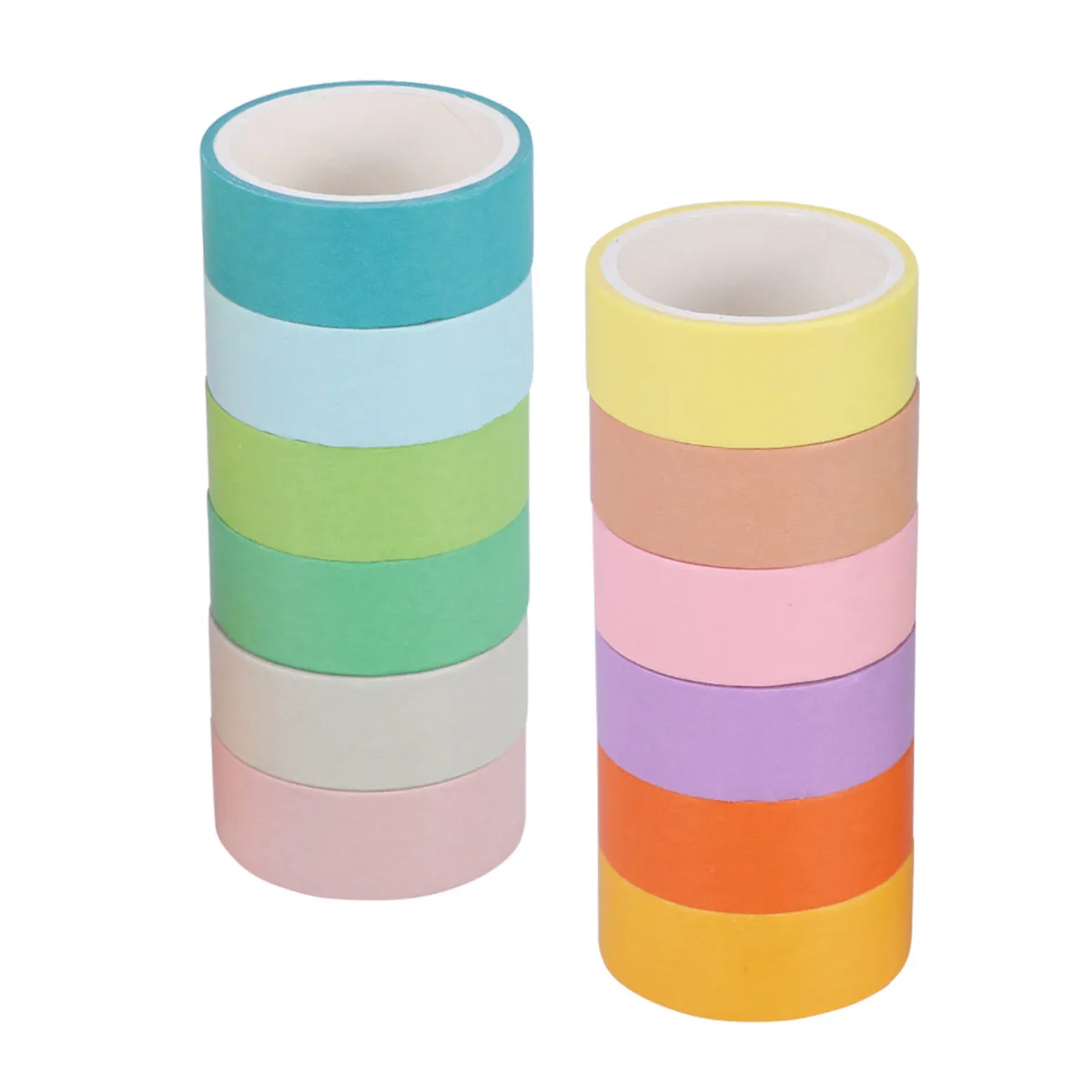 

Набор из 1 комплекта милых, удобных и красивых декоративных лент васи (размер L) в конфетных цветах для украшения ноутбуков, телефонов, банок, коробок, подвесок, для рукоделия, дневников и планеров