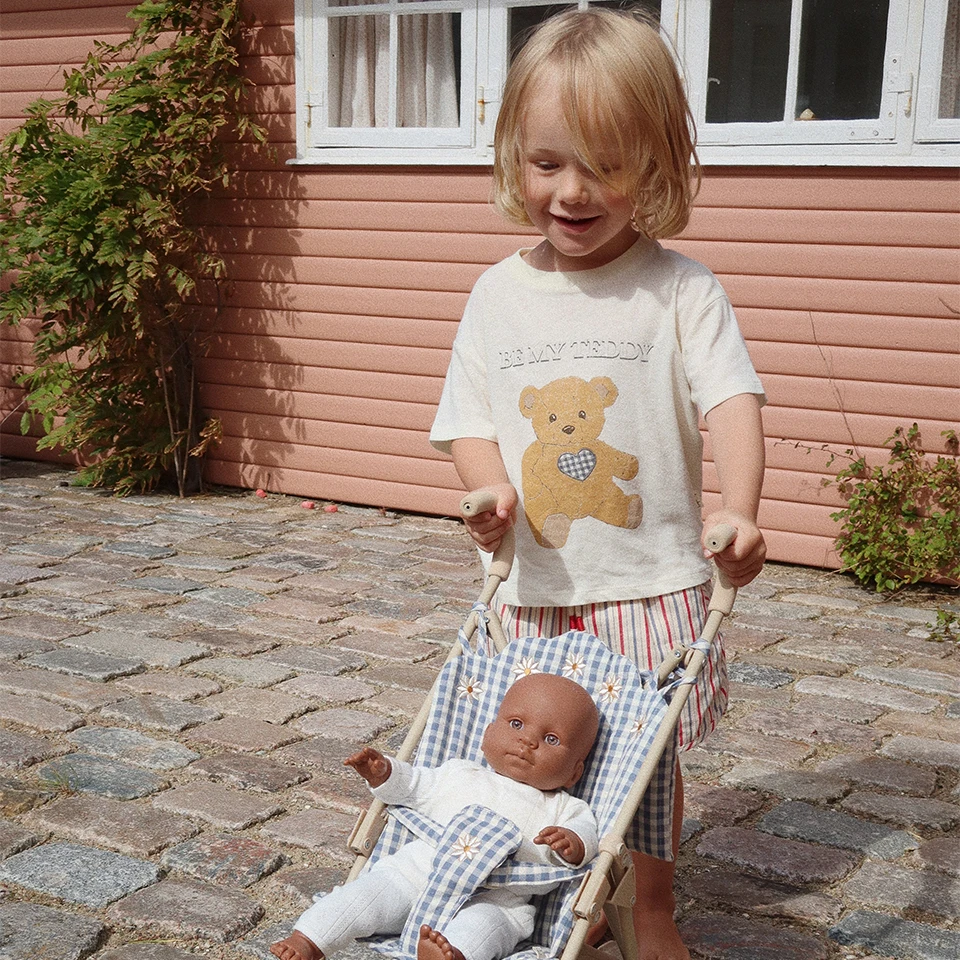 Camiseta de algodón con estampado de corazón para niños y adultos, traje de padres e hijos, camisetas bonitas, camisetas para mamá, ropa para niños, 24