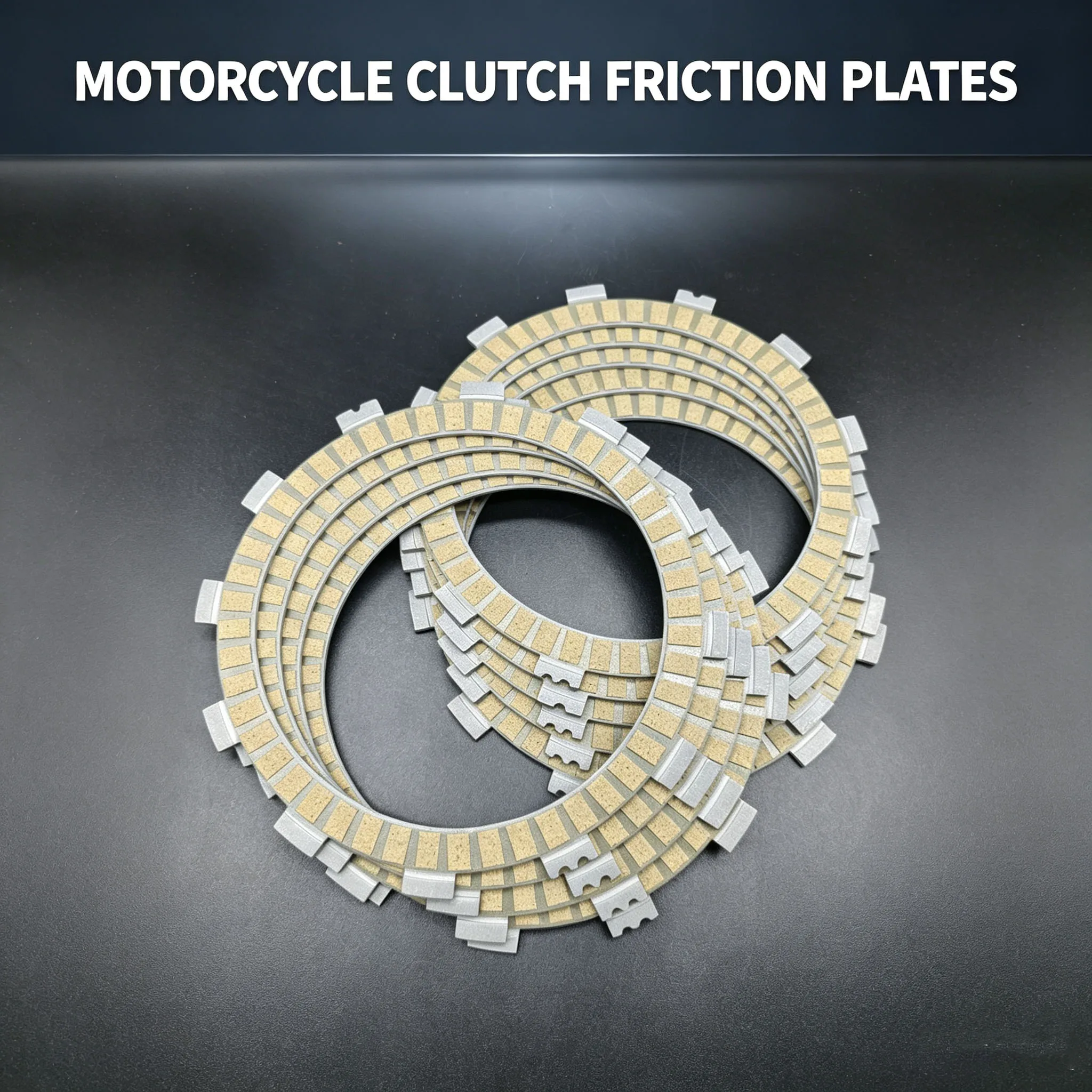Clutch Friction Plates Discs Fits Yamaha XV1700 Road Star Silverado 2004-2010 XV1700 Road Star Warrior 2002-2010 - view 6