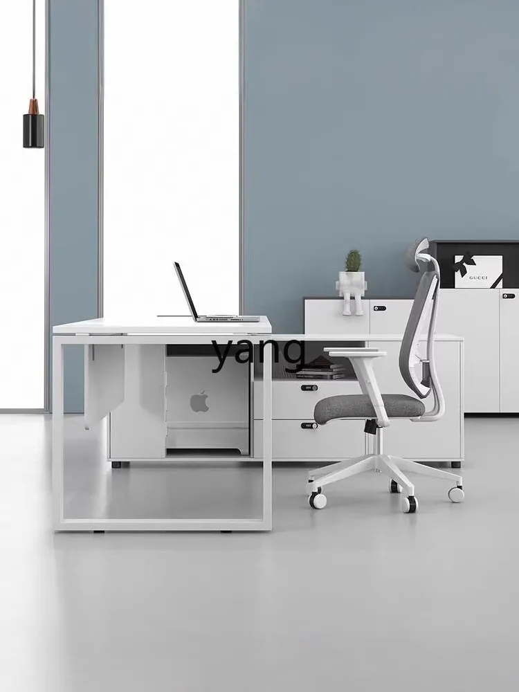 LMMboss desk financial supervisor boss desk light luxury simple modern office desk